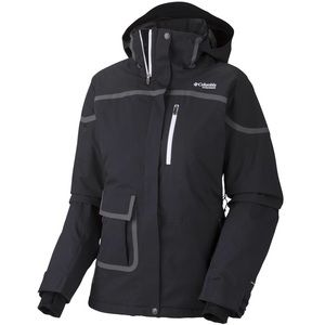 Columbia Titanium Slice n Dice black ski coat